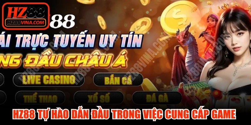 Giới thiệu HZ88 tự hào dẫn đầu trong việc cung cấp game online